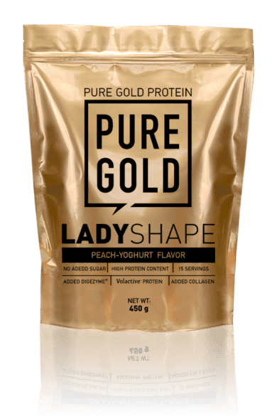 Puregold Lady Shape étkezés helyettesítő shake - Peach Yoghurt 450g