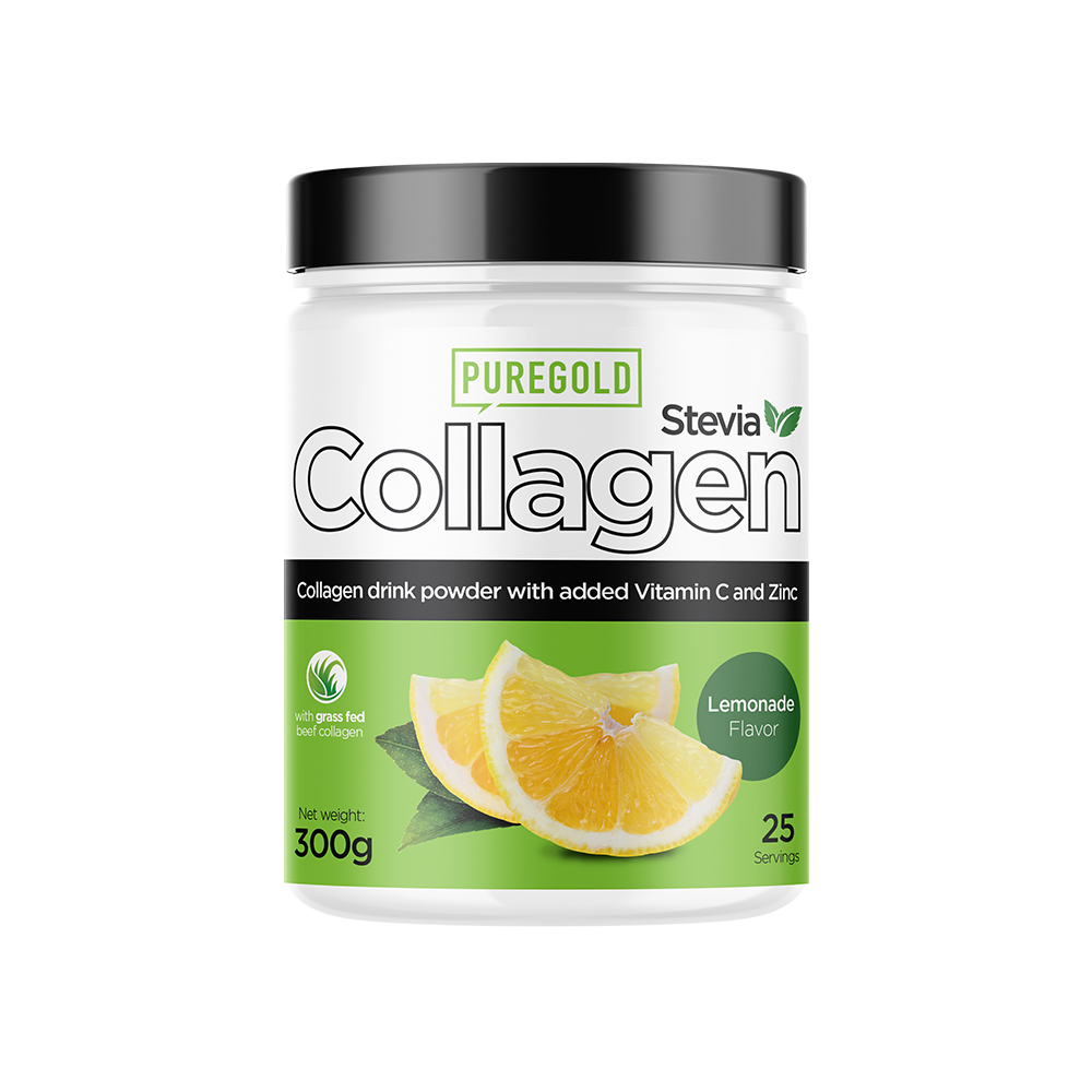 Puregold Marha kollagén italpor stevia limonádé 300g