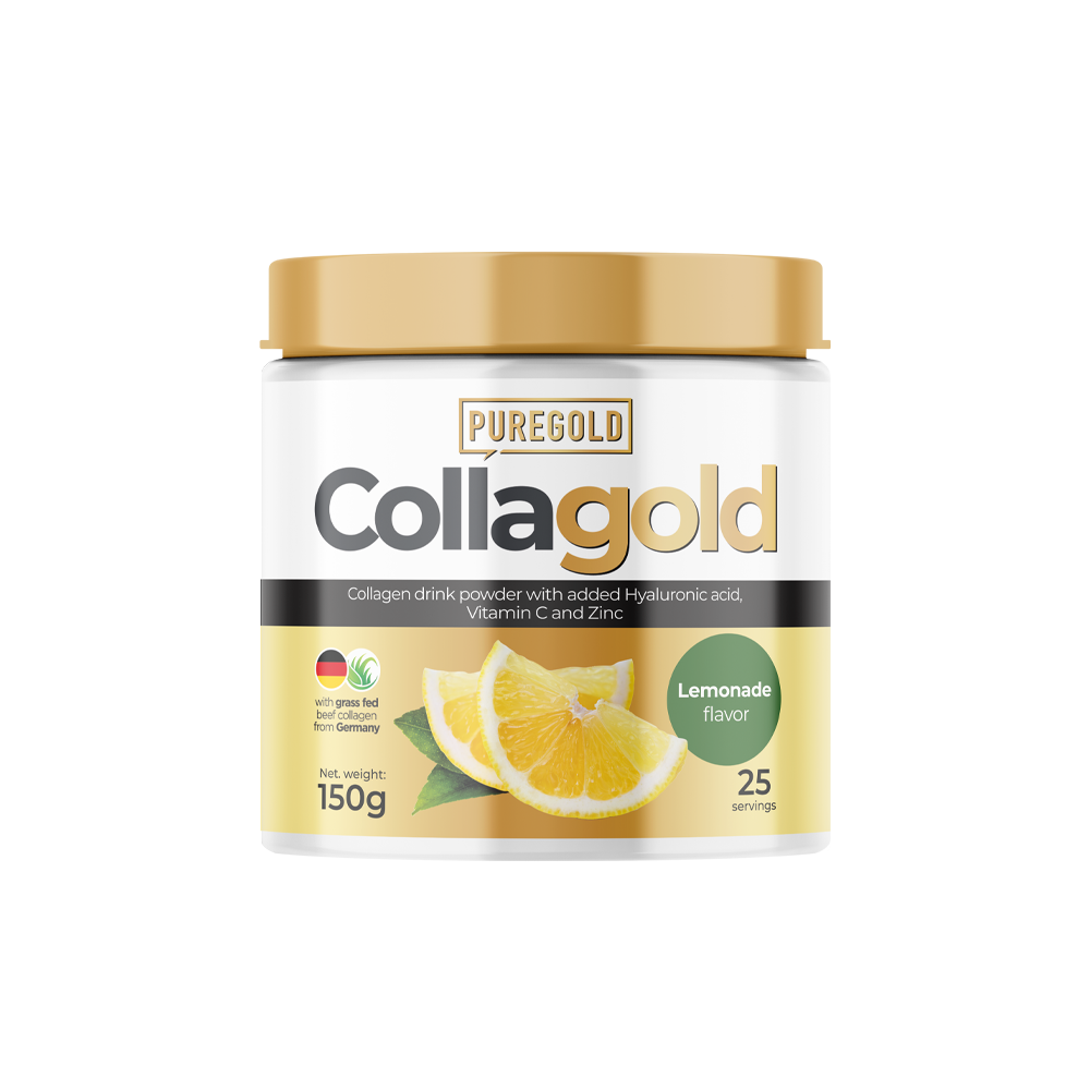 Puregold CollaGold Marha és Hal kollagén italpor hialuronsavval limonádé 150g