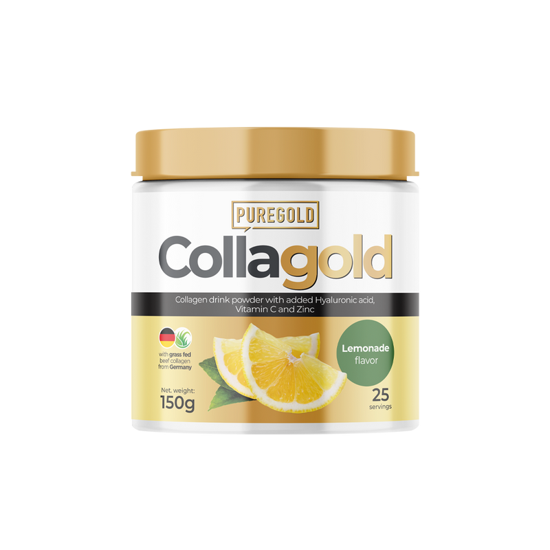 Puregold CollaGold Marha és Hal kollagén italpor hialuronsavval limonádé 150g