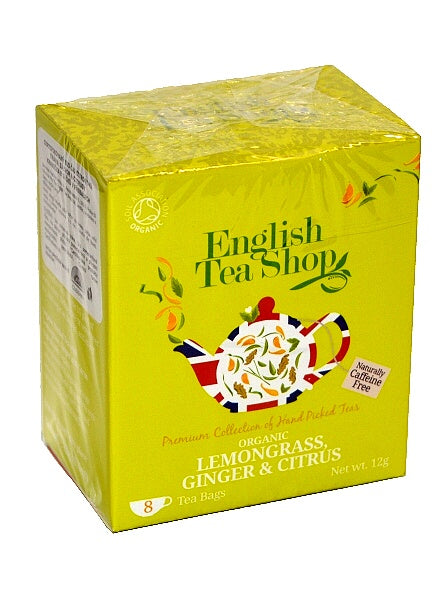 English Tea Shop BIO CITOMFŰ, GYÖMBÉR & CITRUS TEA ( 8 filter )