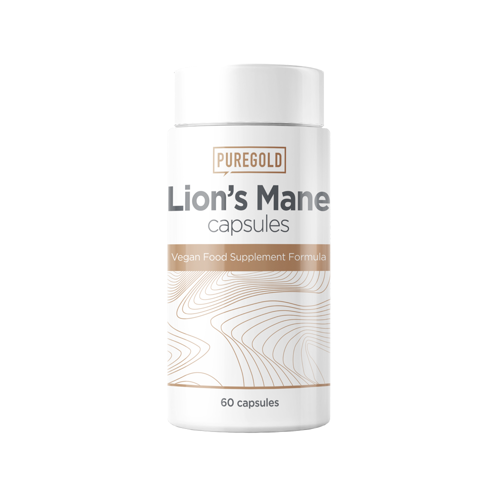 Puregold Lion's Mane süngomba étrend-kiegészítő formula - 60 caps