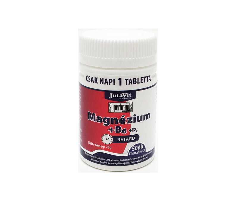 Jutavit Magnézium+B6 Filmtabletta 50 db