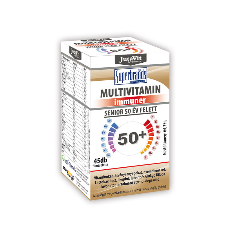 Jutavit Multivitamin Senior 50+ Tabletta 45 db