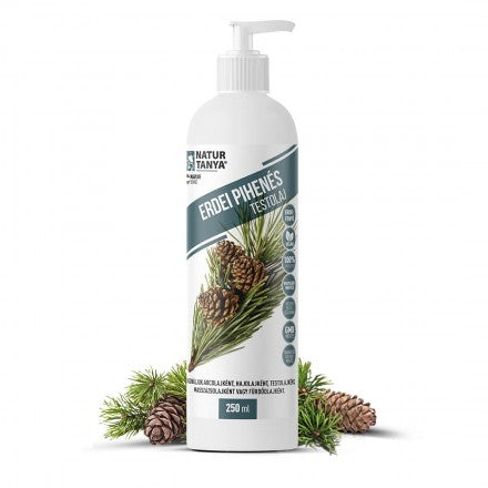 Natur Tanya® erdei pihenés testolaj erdeifenyő illóolajjal – VEGÁN 250ml