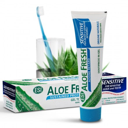 NaturTanya® ESI Aloe Fresh® Sensitive FOGKRÉM–érzékeny fogakra és fogínyre 100ml