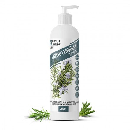 Natur Tanya® lazító lendület testolaj rozmaring illóolajjal – VEGÁN 250 ml