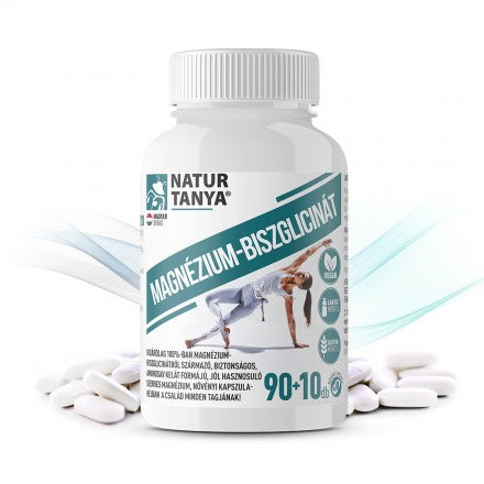 Natur Tanya® MAGNÉZIUM-BISZGLICINÁT - 100% magnézium-biszglicinát kelát, jól hasznosuló szerves magnézium, családi kiszerelésben 100db