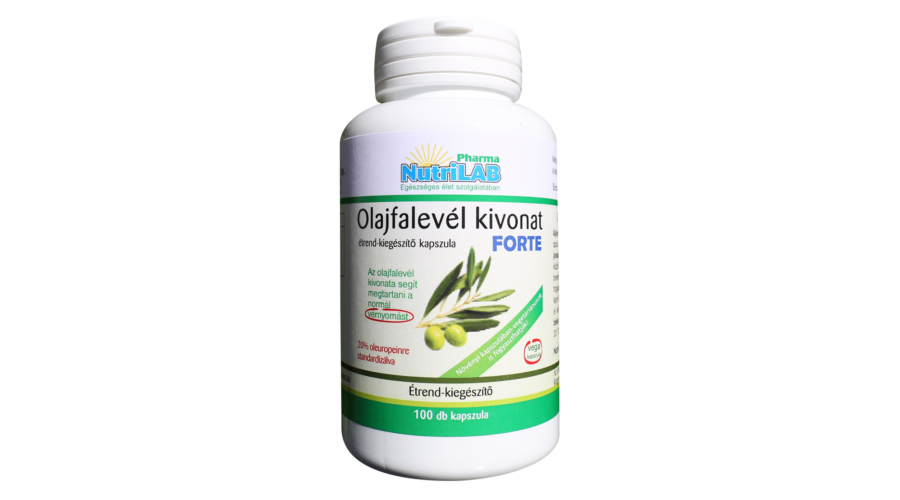 NutriLAB Olajfalevél kivonat vega Forte 100db