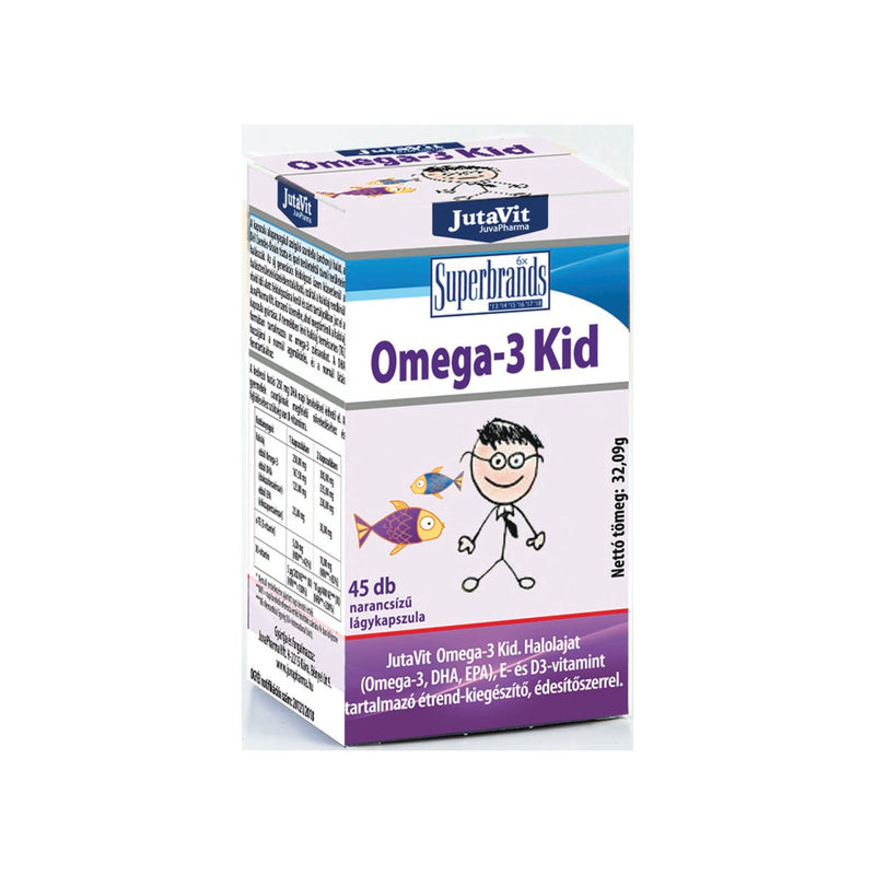 JutaVit Omega-3 Kid Rágókapszula 45 db