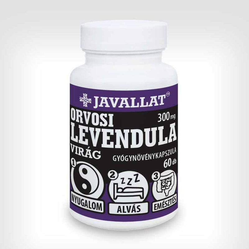 JAVALLAT ORVOSI LEVENDULA VIRÁG KAPSZULA 60 db