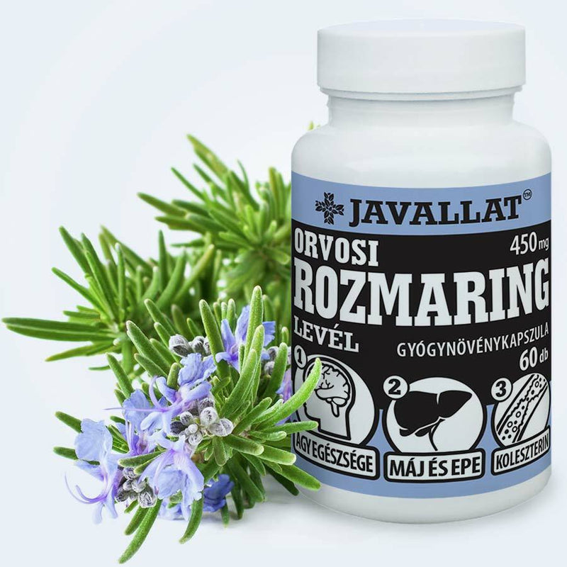 JAVALLAT ORVOSI ROZMARING LEVÉL KAPSZULA 60db