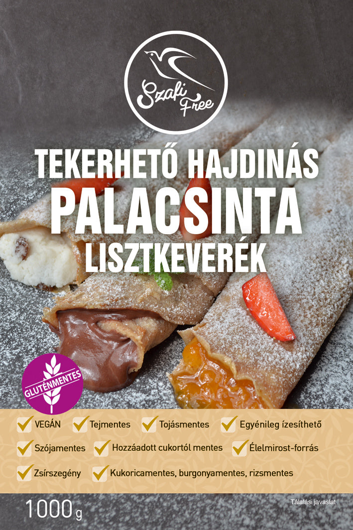 Szafi free tekerhető hajdinás palacsinta lisztkeverék 1000g