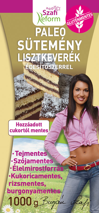 Szafi Reform Paleo Süteménylisztkeverék Édesítőszerrel 1000 g