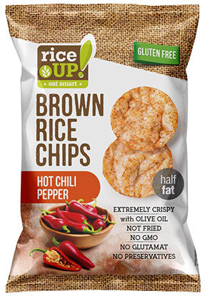 Rice Up Barnarizs Chips Csípős Chilis 60 g