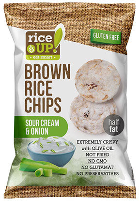 Rice Up Barnarizs Chips Hagymás-Tejfölös 60 g