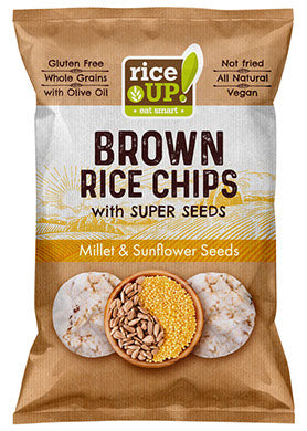 Rice Up Barnarizs Chips Köles-Napraforgó 25 g