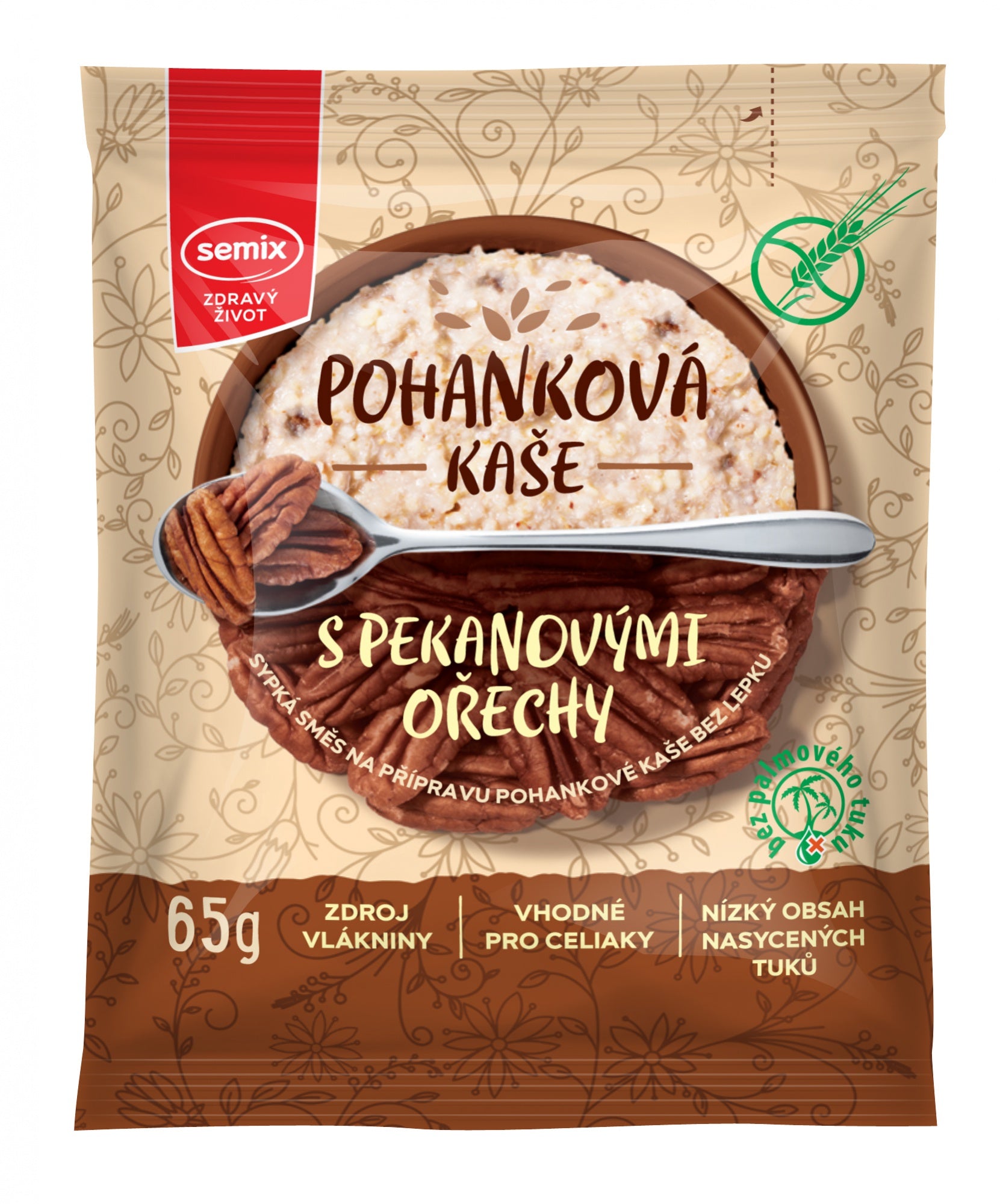 Semix Hajdinakása gluténmentes pekándióval,köles  pehellyel 65 g