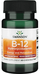 Swanson B12-vitamin rágótabletta – 60db