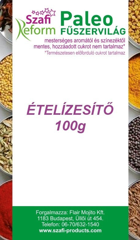 SZAFI REFORM PALEO ÉTELÍZESÍTŐ (LEVESEKHEZ, SZÓSZOKHOZ) (GLUTÉNMENTES) 100 G