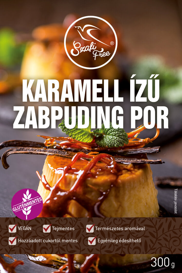 Szafi Free Karamell ízű zabpuding por (gluténmentes) 300g