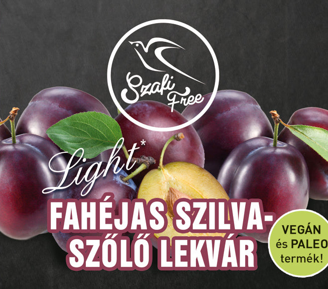 Szafi Free Fahéjas szilva-szőlő lekvár 350 g