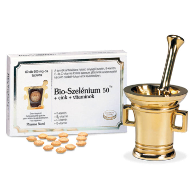 Pharma Nord Bio-Szelénium+cink+vitaminok 50 µg 60db
