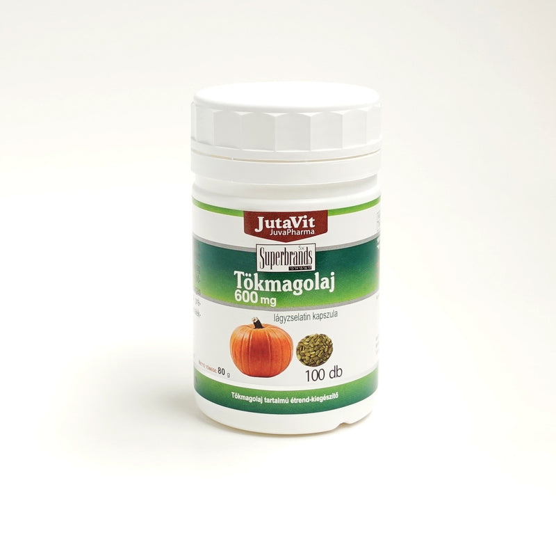 Jutavit Tökmagolaj 600 mg Kapszula 100 db
