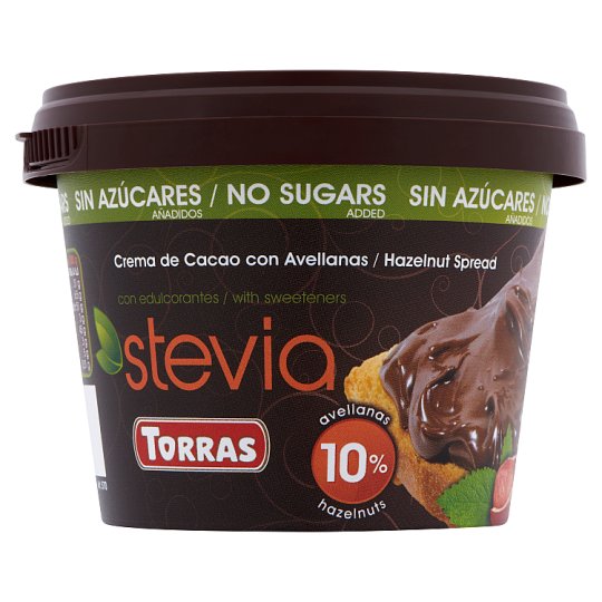 Torras Gluténmentes Mogyorókrém Steviával 200 g
