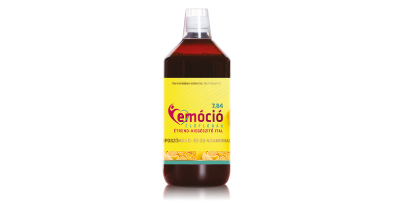 Emóció 7.84 élőflórás ital liposzómás C- és D3-vitaminnal 1000ml