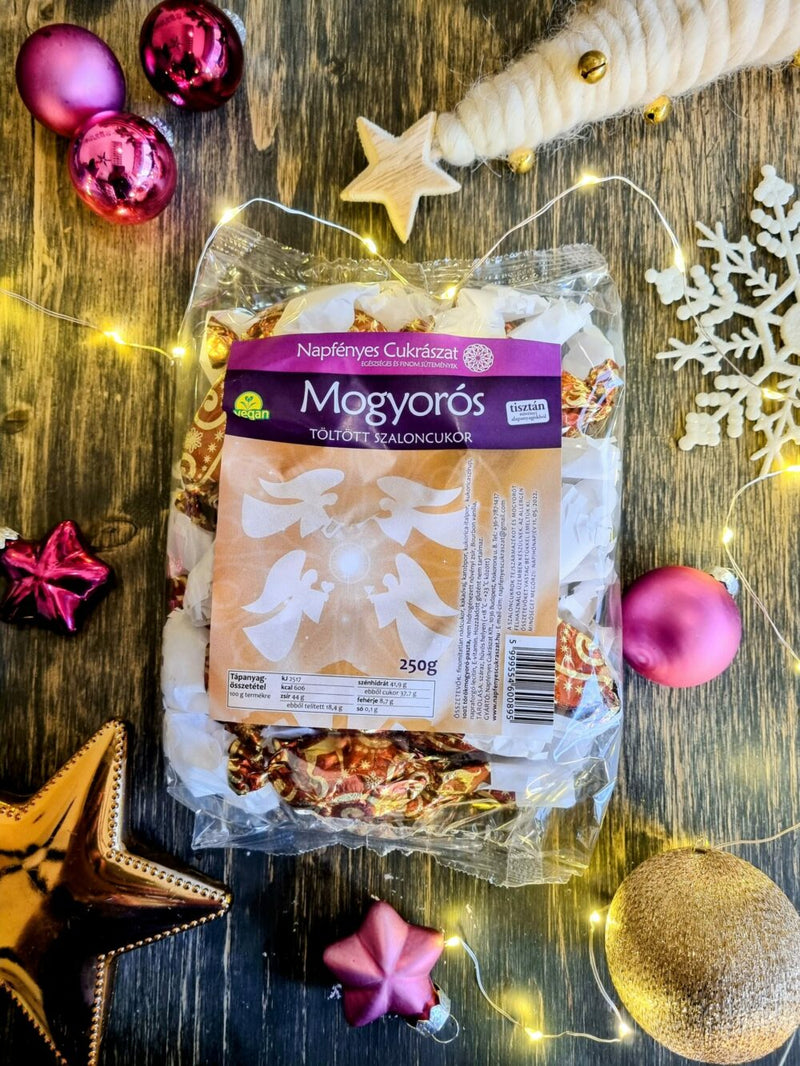 Napfényes Cukrászat Mogyorókrémmel töltött szaloncukor 250g