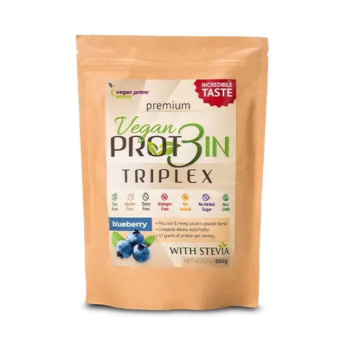 Netamin Vegan Prot3in Triplex 550g (áfonya)