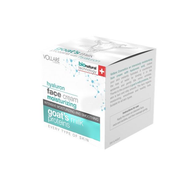 Vollaré Kecsketej+ hyaluron arckrém 50 ml
