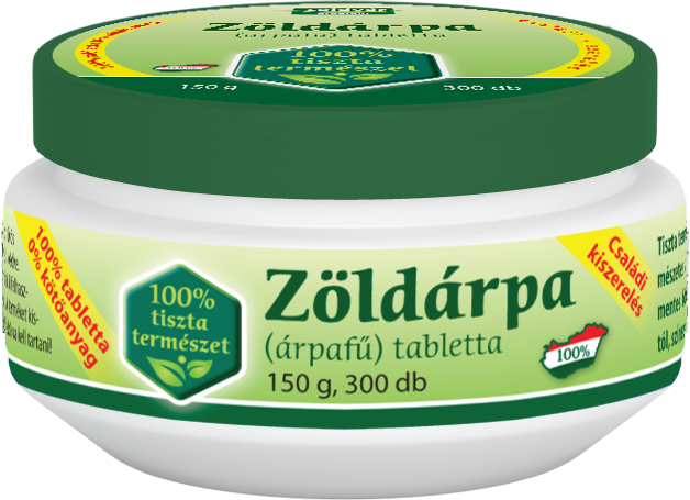 Zöldvér Zöldárpa Tabletta 100% 300 db