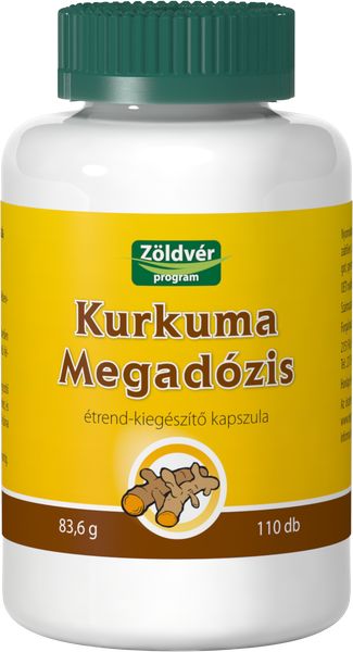 Zöldvér Kurkuma Megadózis Kapszula